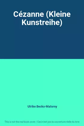Couverture du produit · Cézanne (Kleine Kunstreihe)