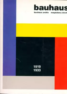 Couverture du produit · Bauhaus 1919-1933