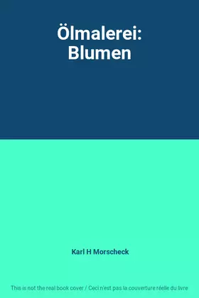 Couverture du produit · Ölmalerei: Blumen