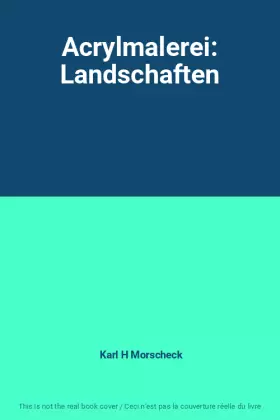 Couverture du produit · Acrylmalerei: Landschaften