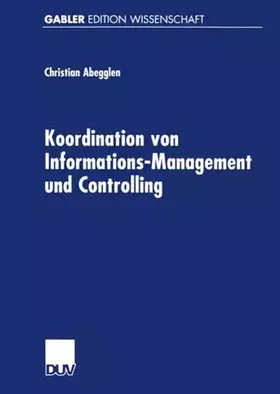 Couverture du produit · Koordination von Informations-Management und Controlling