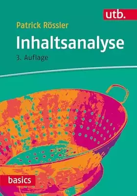 Couverture du produit · Inhaltsanalyse (utb basics, Band 2671)