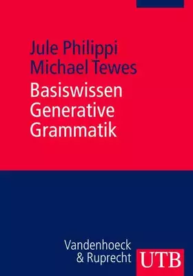 Couverture du produit · Basiswissen Generative Grammatik: Utb