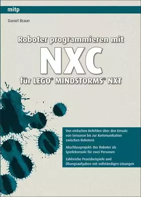 Couverture du produit · Roboter programmieren mit NXC für LEGO MINDSTORMS NXT