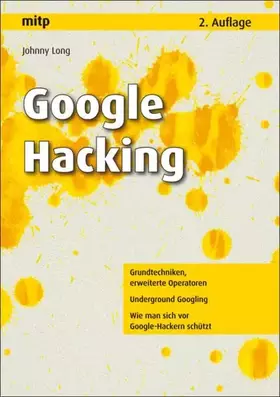 Couverture du produit · Google Hacking