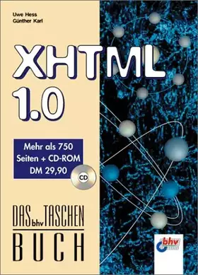 Couverture du produit · XHTML 1.0