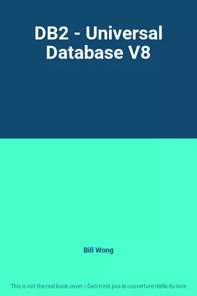 Couverture du produit · DB2 - Universal Database V8