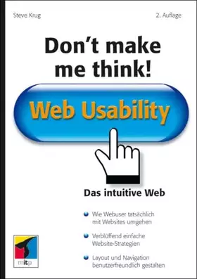 Couverture du produit · Don't make me think!: Web Usability: Das intuitive Web