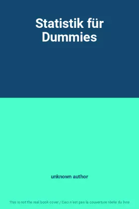 Couverture du produit · Statistik für Dummies