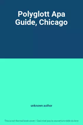 Couverture du produit · Polyglott Apa Guide, Chicago