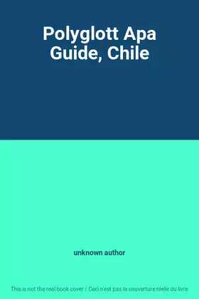 Couverture du produit · Polyglott Apa Guide, Chile