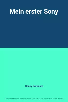 Couverture du produit · Mein erster Sony