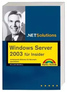 Couverture du produit · Windows Server 2003 für Insider (.NET Solutions)