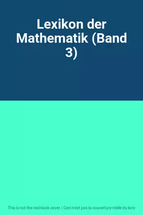 Couverture du produit · Lexikon der Mathematik (Band 3)