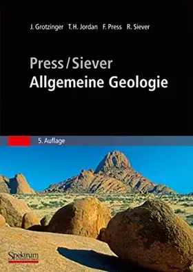 Couverture du produit · Press/Siever - Allgemeine Geologie