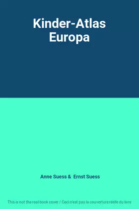 Couverture du produit · Kinder-Atlas Europa
