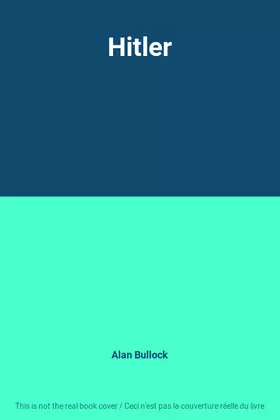Couverture du produit · Hitler