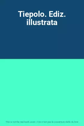 Couverture du produit · Tiepolo. Ediz. illustrata