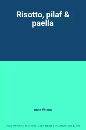 Couverture du produit · Risotto, pilaf & paella