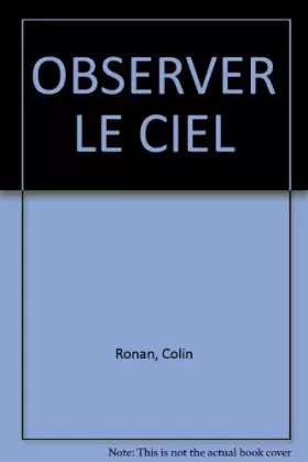 Couverture du produit · OBSERVER LE CIEL