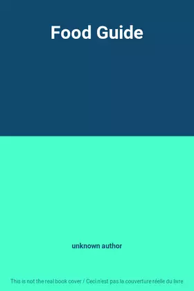 Couverture du produit · Food Guide