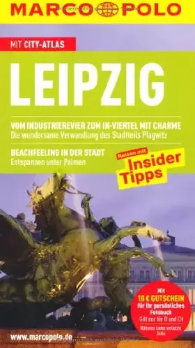 Couverture du produit · MARCO POLO Reiseführer Leipzig
