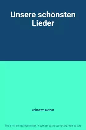 Couverture du produit · Unsere schönsten Lieder