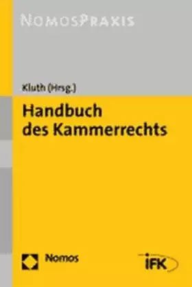 Couverture du produit · Handbuch des Kammerrechts