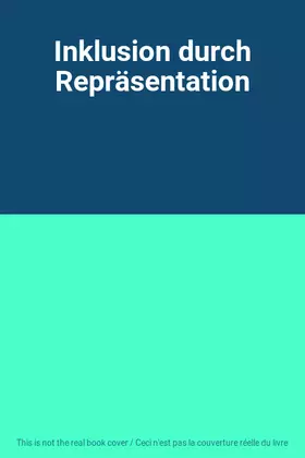 Couverture du produit · Inklusion durch Repräsentation