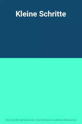 Couverture du produit · Kleine Schritte