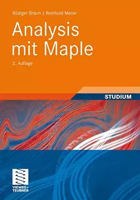 Couverture du produit · Analysis mit Maple