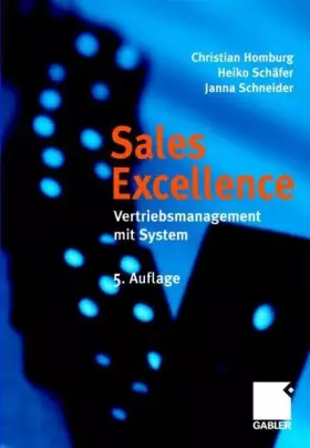 Couverture du produit · Sales Excellence: Vertriebsmanagement mit System