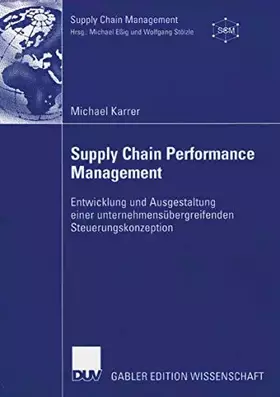 Couverture du produit · Supply Chain Performance Management (Supply Chain Management)