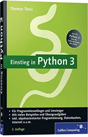 Couverture du produit · Einstieg in Python 3 (Galileo Computing)