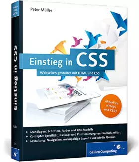 Couverture du produit · Einstieg in CSS: Webseiten gestalten mit HTML und CSS