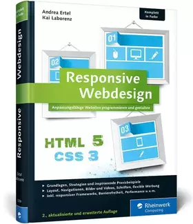 Couverture du produit · Responsive Webdesign: Anpassungsfähige Websites programmieren und gestalten (Galileo Computing)