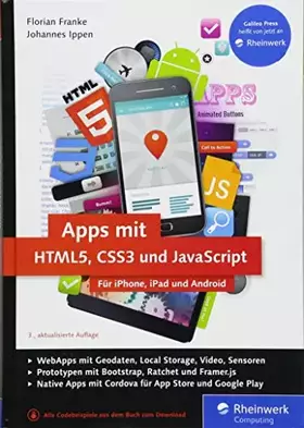 Couverture du produit · Apps mit HTML5, CSS3 und JavaScript: Für iPhone, iPad und Android