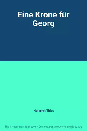 Couverture du produit · Eine Krone für Georg