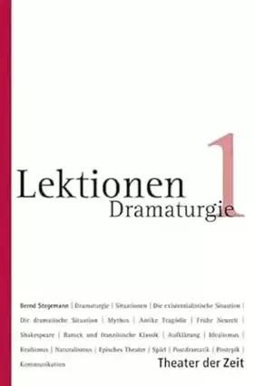 Couverture du produit · Dramaturgie (Lektionen)