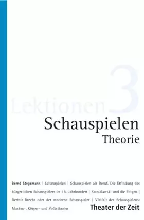 Couverture du produit · Schauspielen Theorie (Lektionen)