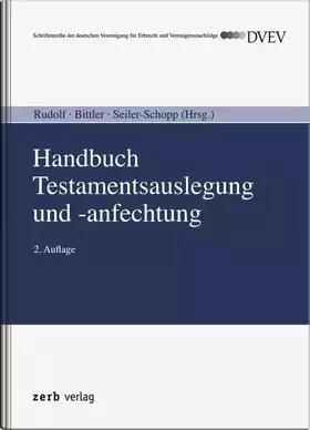 Couverture du produit · Handbuch Testamentsauslegung und -anfechtung