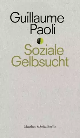 Couverture du produit · Soziale Gelbsucht (punctum)