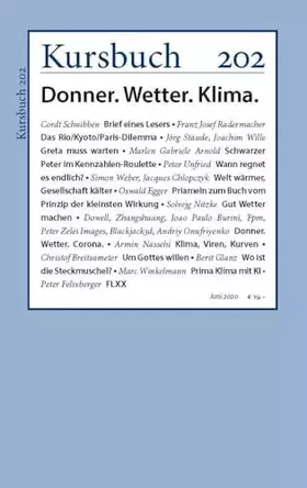 Couverture du produit · Kursbuch 202: Donner. Wetter. Klima.
