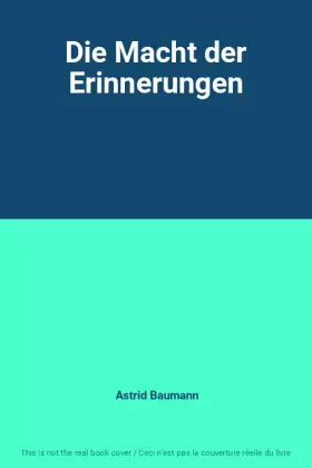 Couverture du produit · Die Macht der Erinnerungen