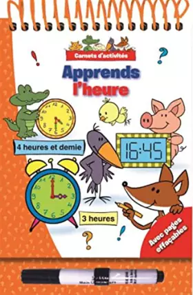 Couverture du produit · Apprends l'heure a partir de 4 ans
