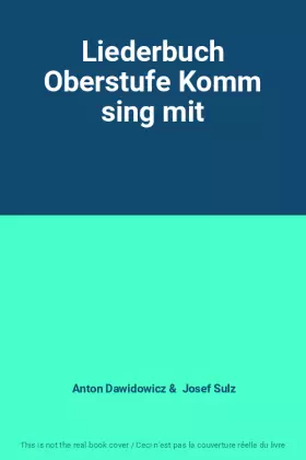 Couverture du produit · Liederbuch Oberstufe Komm sing mit