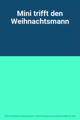 Couverture du produit · Mini trifft den Weihnachtsmann