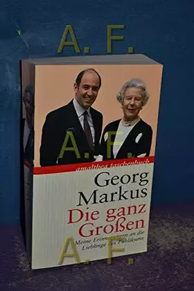 Couverture du produit · Die ganz Großen