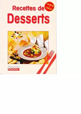 Couverture du produit · RECETTES DE DESSERTS
