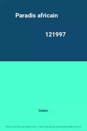 Couverture du produit · Paradis africain                                                                              121997